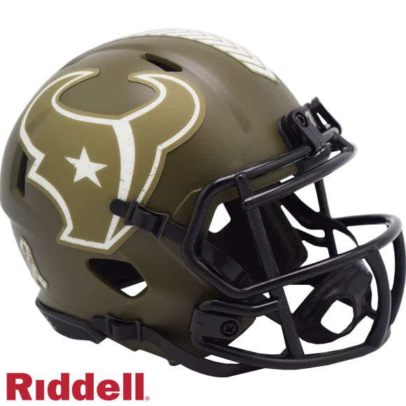 Houston Texans Riddell Salute To Service Speed Mini Helmet