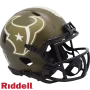 Houston Texans Riddell Salute To Service Geschwindigkeit Mini-Helm