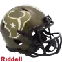 Houston Texans Riddell Salute To Service Speed Mini Hjelm