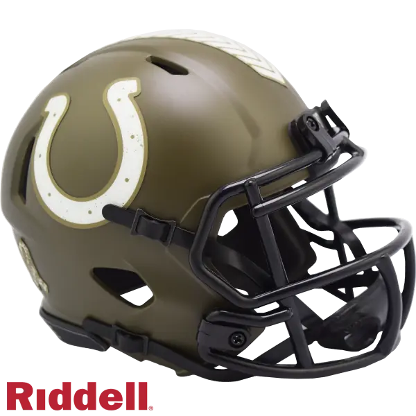 Indianapolis Colts Riddell Salute To Service Speed Mini Helmet