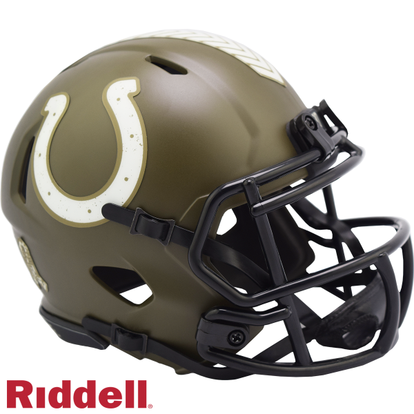 Indianapolis Colts Riddell Salute To Service Speed Mini Hjälm
