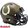 Mini casco Riddell Salute To Service Speed de los Indianapolis Colts