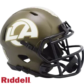 Los Angeles Rams Riddell Salute To Service Speed Mini Hjälm
