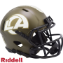 Mini casco Los Angeles Rams Riddell Salute To Service Speed