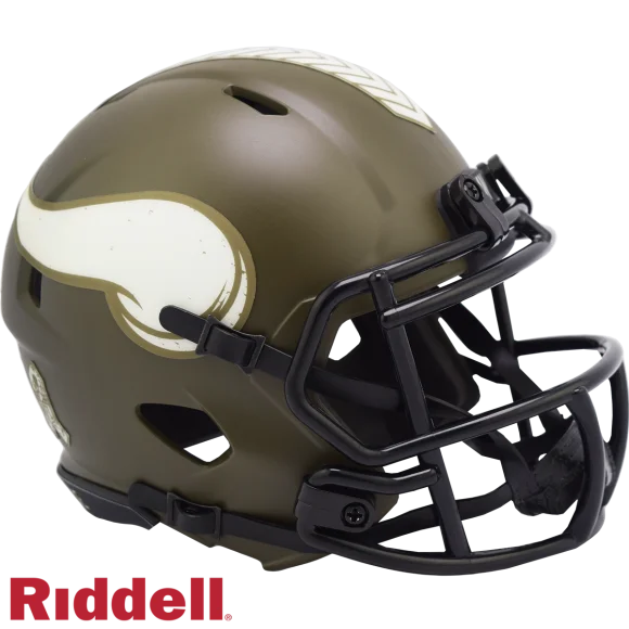 Minnesota Vikings Riddell Salute To Service Speed Mini Helmet