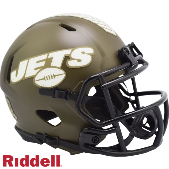 New York Jets Riddell Salute To Service Speed Mini Helmet