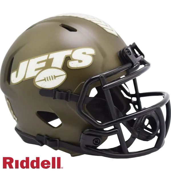 New York Jets Riddell Salute To Service Speed Mini Helmet