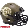 Tennessee Titans Riddell Salute To Service Geschwindigkeit Mini-Helm