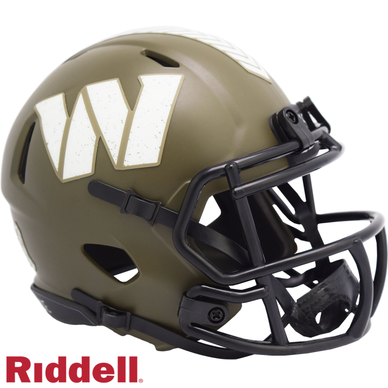 what does the washington commanders helmet look like