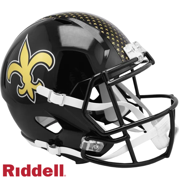 New Orleans Saints On-Field 2022 Alternate Speed Replica Helmet