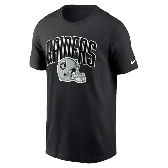 Las Vegas Raiders Nike Essential Team Athletic T-Shirt Black