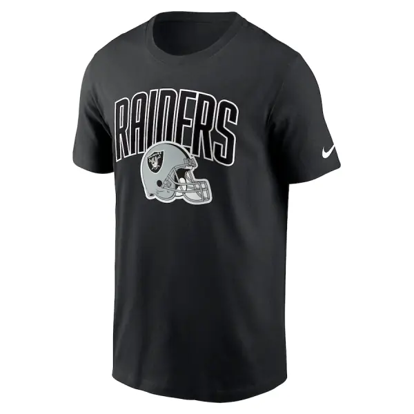 Maglietta Atletica Essenziale del Team Las Vegas Raiders Nike Nera
