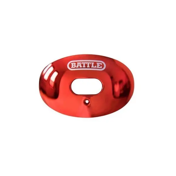 Battle Chrome Oxygen Football Mouthguard Red