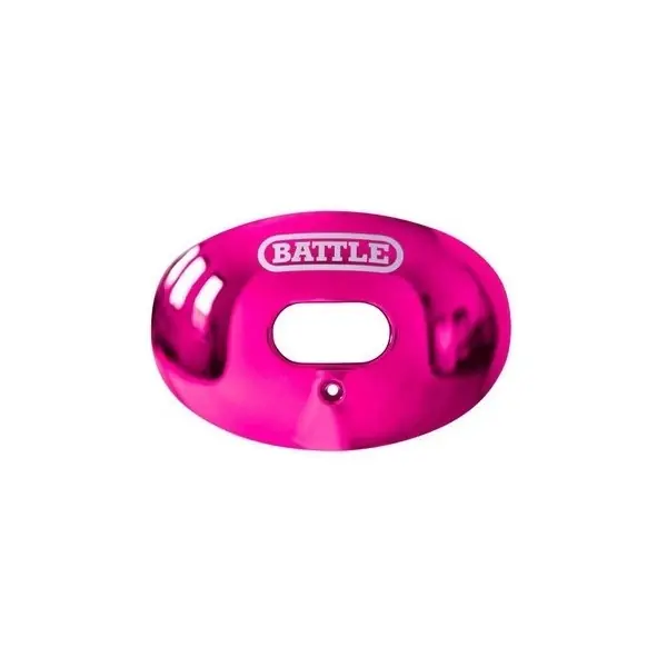 Protector bucal de fútbol Battle Chrome Oxygen rosa