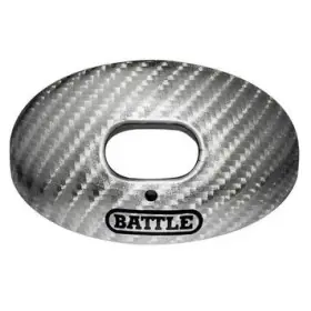 Protège-dents de football Battle Carbone Chrome Oxygène Argent