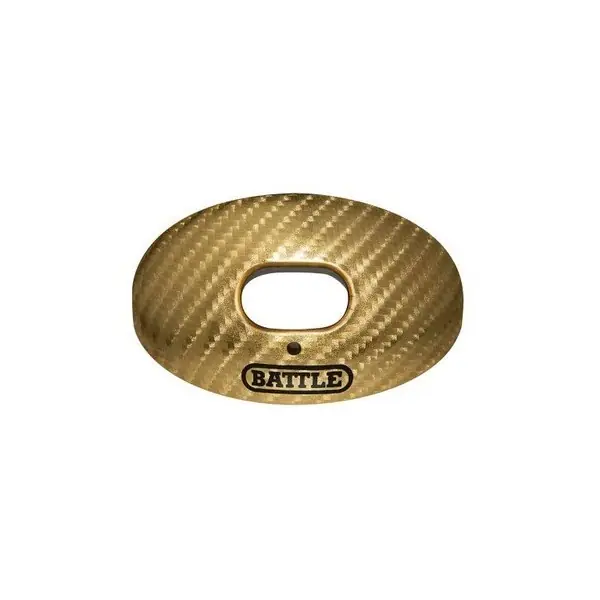 Paradenti da calcio Battle Carbon Chrome Oxygen oro