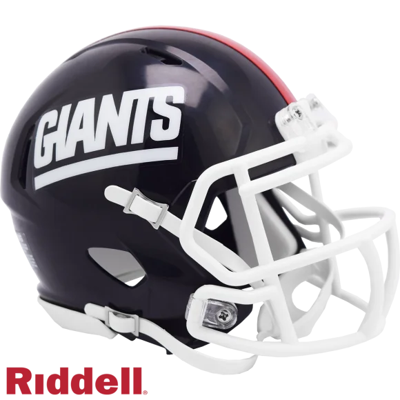 New York Giants Geschwindigkeit Mini Throwback Helm 1981-99