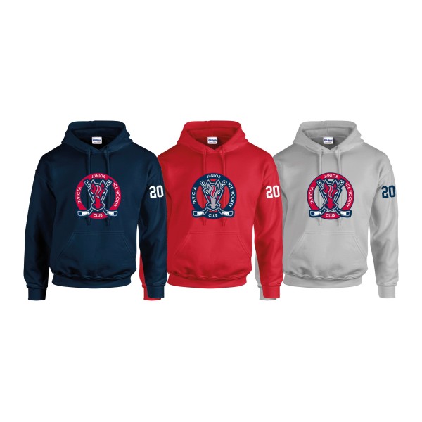 Invicta Junior Ice Hockey Club - Youth Custom Full Logo Hoodie