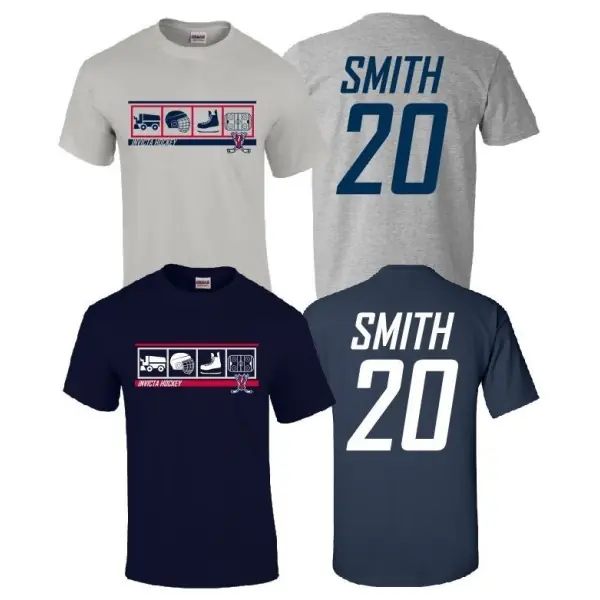 Invicta Junior Ice Hockey Club - Kids Skater Icon T Shirt