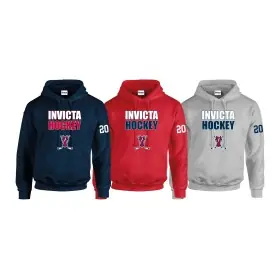 Invicta Junior Ice Hockey Club - Adult Custom Invicta Logo Hoodie