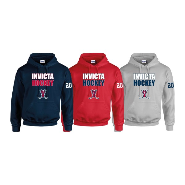 Invicta Junior Ice Hockey Club - Adult Custom Invicta Logo Hoodie
