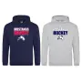 Invicta Mustangs Ice Hockey - Mustangs Hockey Logo Hoodie