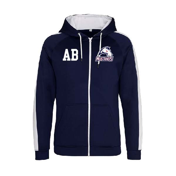 Invicta Mustangs - Embroidered Sports Performance Zip Hoodie