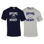Invicta Mustangs Ice Hockey - Stick Logo T Shirt