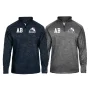 Invicta Mustangs Ice Hockey - Embroidered Tonal Blend 1/4 Zip