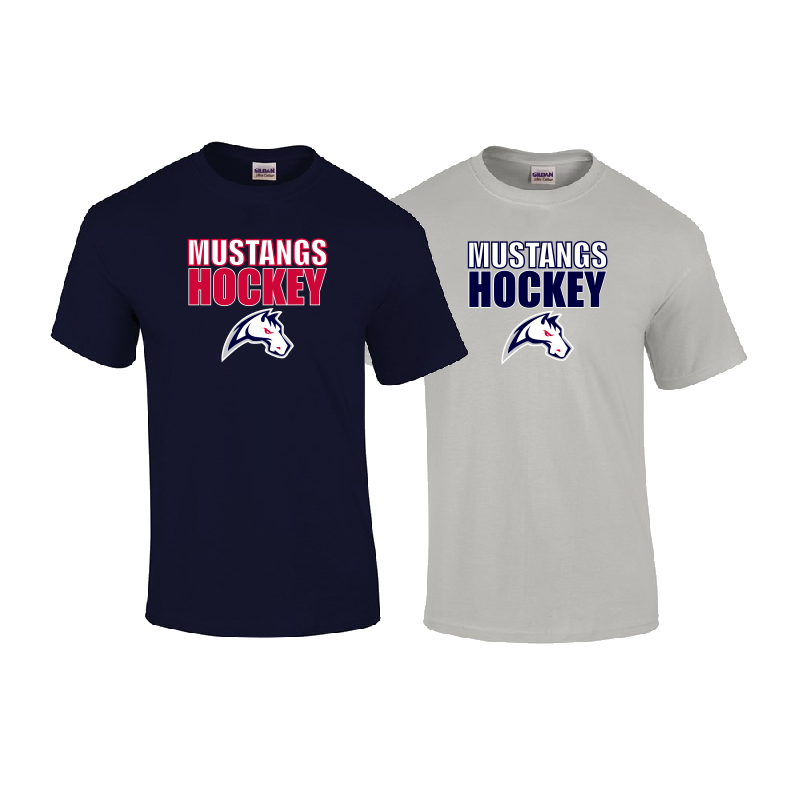 Invicta Mustangs Ice Hockey Mustangs Logo T Shirt