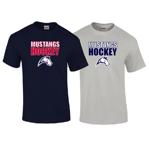 Invicta Mustangs Ice Hockey - Mustangs Logo T Shirt