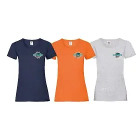 Dol-Fan UK - Camiseta con Logotipo Bordado para Mujer