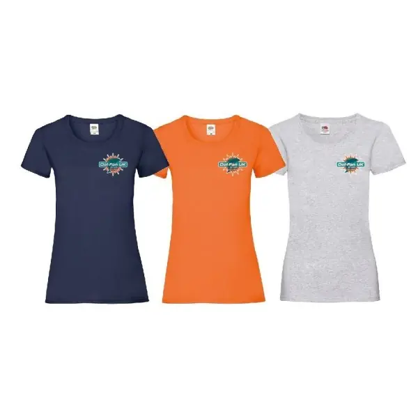 Dol-Fan UK - T-shirt logo brodé pour femmes