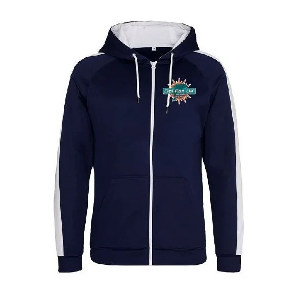 Dol-Fan UK - Embroidered Sports Performance Zip Hoodie