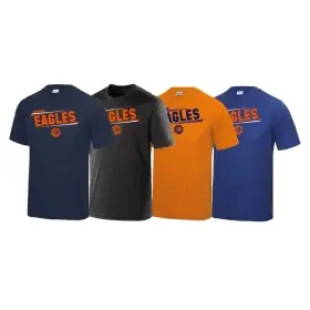 Abingdon Eagles - Performance Slanted Text T Shirt with Name on the back