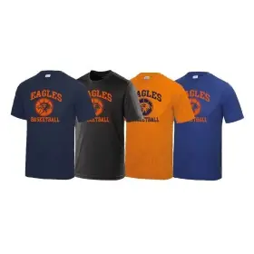 Abingdon Eagles - Performance Basketball T Shirt with Name on the back