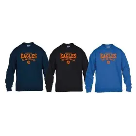 Abingdon Eagles - Youth Custom Ball Logo 2 Sweat Shirt with Name on the back