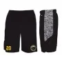 Widnes Wild - Embroidered Sport Blend Panel Pocketed Shorts