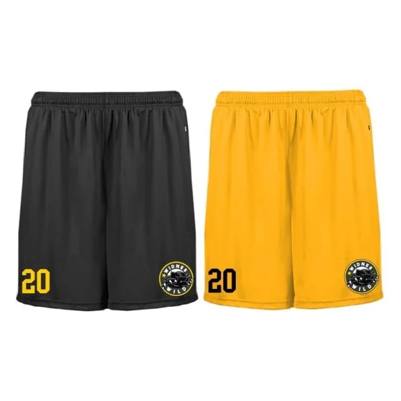 Widnes Wild - Embroidered Pocketed B Core Shorts