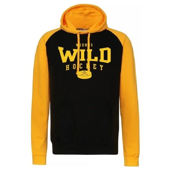 Widnes Wild - Custom Puck Logo Baseball Hoodie