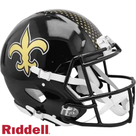 New Orleans Saints On-Field 2022 Speed Autentisk Replikahjälm