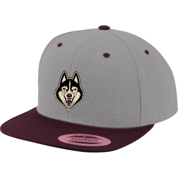 Shropshire Huskies Ice Hockey - Embroidered Logo 2 Tone Snapback