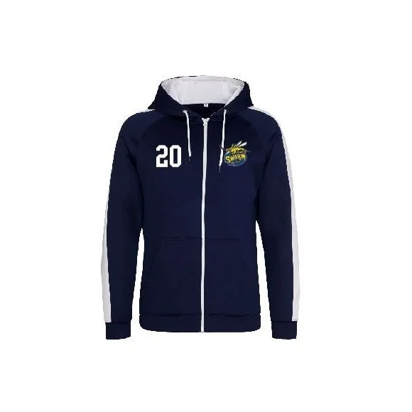 Manchester Swarm - Embroidered Sports Performance Zip Hoodie
