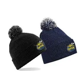 Manchester Swarm - Embroidered Bobble Hat