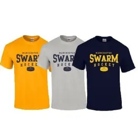 Manchester Swarm - Custom Ball Logo 2 T Shirt
