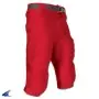 Hose mit geschlitzter Taille Rot