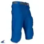 Pantaloni a vita con spacchi Blu Reale