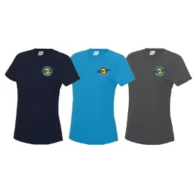 Greasy Mitts - Women's Embroidered Performance Tee