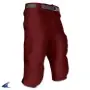 Pantaloni a Vita con Fessura Bordeaux