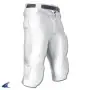 Hose mit geschlitzter Taille Weiß